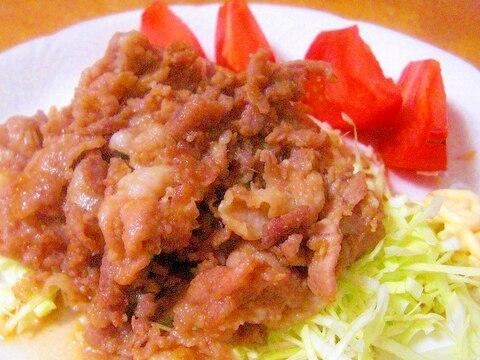 ☆簡単ボリュームおかず☆豚のしょうが焼き